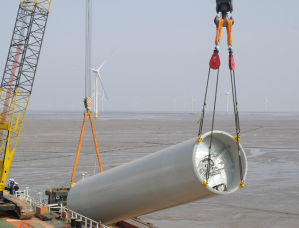 起重滑車解決海上風力發(fā)電機搭建難題