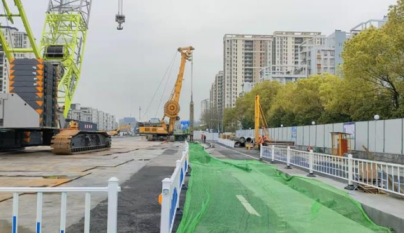 寧波軌道交通8號線建設(shè)使用起重滑車